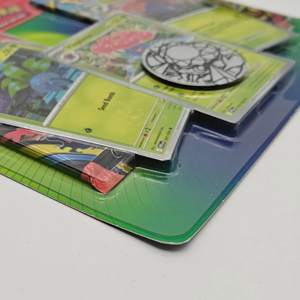 Pokemon Trading Card Came Oddish Gloom Vileplume, Coin, And Two Booster Pack New